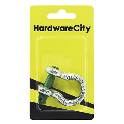 HardwareCity 1/2 Ton Bow Shackle With Screw-Pin