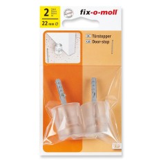 Fix-O-Moll FM37-00 Door Stop With Screw CLEAR