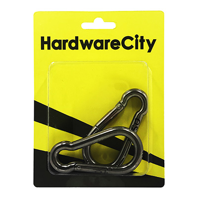 HardwareCity 8MM Stainless Steel Carabiner, 2PC/Pack