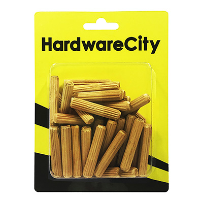 HardwareCity Wood Dowel Pins, 25PC/Pack