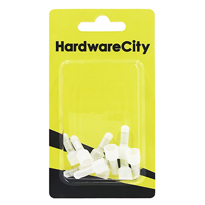 HardwareCity Insulated Closed End Connectors (22AWG - 16AWG), 10PC/Pack