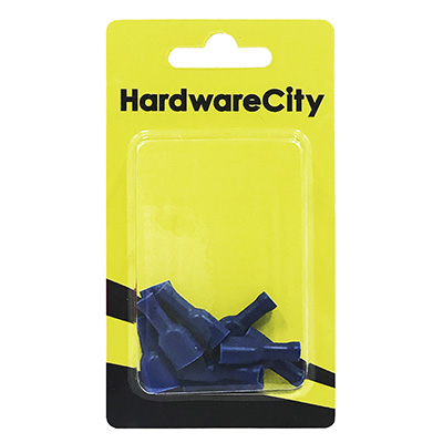 HardwareCity Fully Insulated Crimp Female Connectors, Blue (14AWG - 16AWG), 10PC/Pack