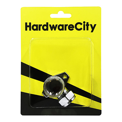 HardwareCity Wall Mounted Chrome Elbow Fitting 15MM X 1/2 (C X FI)