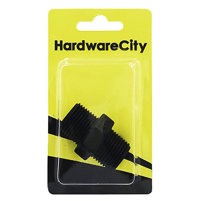 HardwareCity PVC Nipple Fitting, 1/2 X 1/2 (M X M)