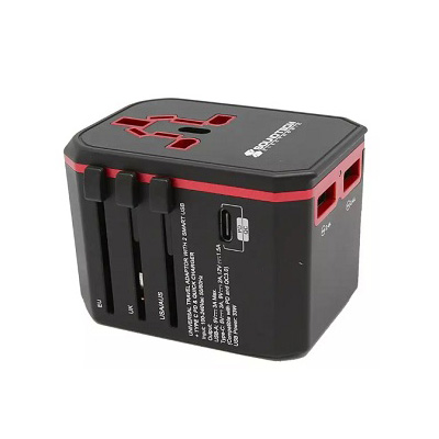 Soundteoh TA-306, Travel Adaptor With Smart USB Charger