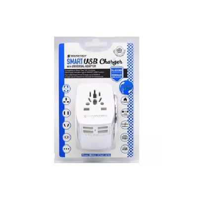 Soundteoh TA-631/WH (White) Travel Adaptor w/5A 4 USB Port
