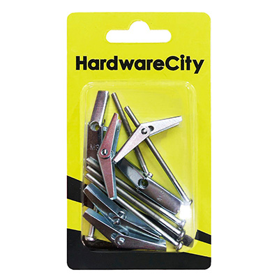 HardwareCity 3MM Spring Toggle With Screws, 6PC/Pack