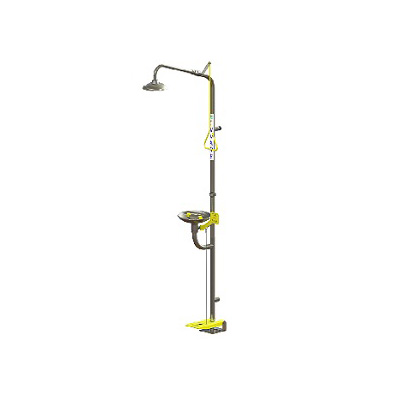 ENWARE ECE090 Emergency Stainless Steel Combination Shower With Hand/Foot Operated Eyewash