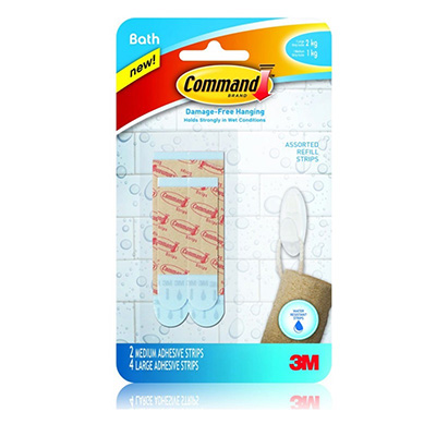 3M Command Assorted Water Resistance Refill Strips