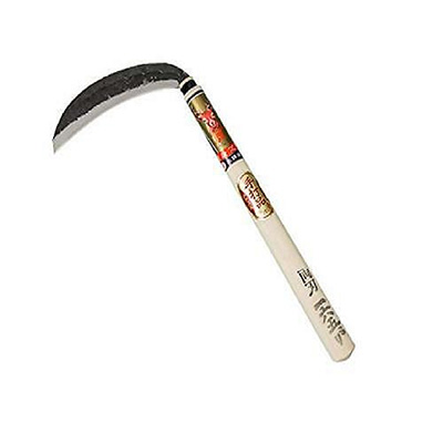 Japanese Aogami Steel Grass Sickle Wooden Handle (Harvesting Sickle)