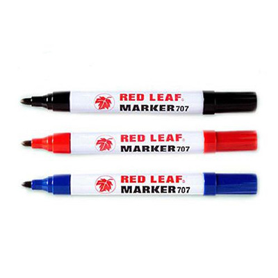 Red Leaf Permanent Marker 3PC/Set
