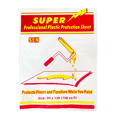 Super Multi-Purpose 9FT X 12FT Plastic Drop Sheet