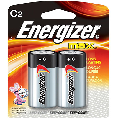 Energizer Max Alkaline C Batteries 2PC/PK