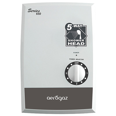 Aerogaz  S650 Instant Water Heater 1 Knob