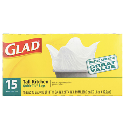 Glad C-GL618 Garbage Bag (Large) 15's