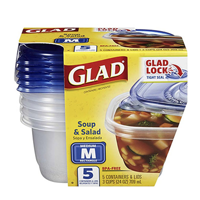 Gladware C-GL621 Soup & Salad 5's