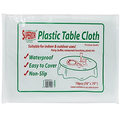 Superior Plastic Table Cloth