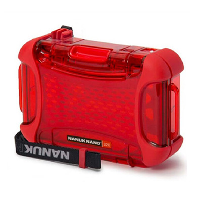 Nanuk NANO 320 Handy Size Water & Impact Resistant Case (Red)