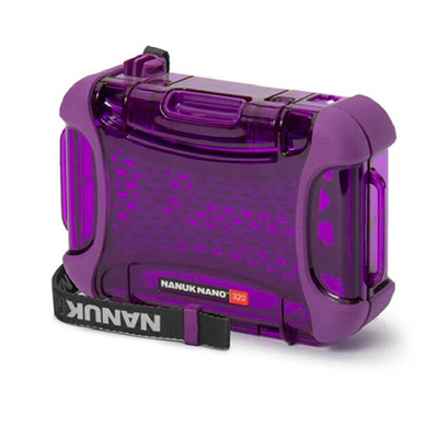 Nanuk NANO 320 Handy Size Water & Impact Resistant Case (Purple)