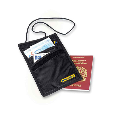 Travel Blue TB-125  RFID Blocking Slimline Neck Wallet