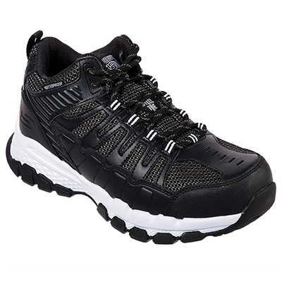 Skechers Work 77177 BKW Queznell Steel Toe Safety Shoe