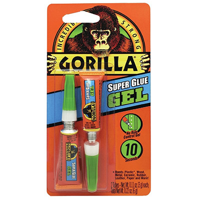 Gorilla 7820002 Super Glue IMPACT TOUGH Gel Tubes 2 X 3g