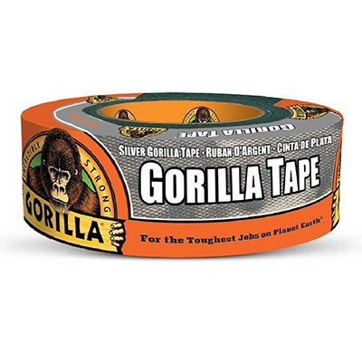 Gorilla Tape Silver 105634 (1.88" X 30yd) Wide Silver WEATHER & UV RESISTANT 48MM X 27.4M