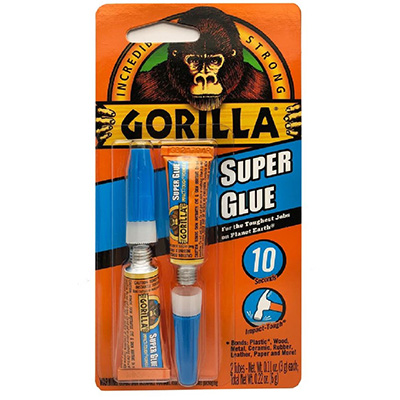 Gorilla 7800109 TWIN PACK Super Glue Tubes (2 X 3g)