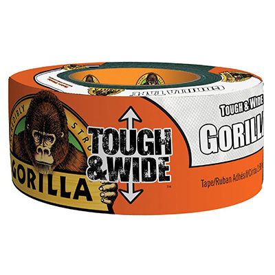 Gorilla Tape 6025302 White Tough & Wide WEATHER RESISTANT (2.88" X 25yd)