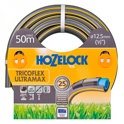 Hozelock 7950 TRICOFLEX ULTRAMAX 50M Silver Hose