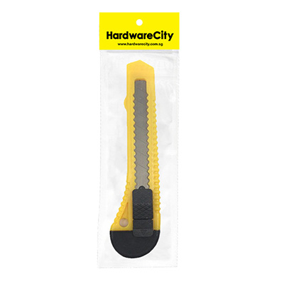 HardwareCity Yellow Utility Knife Cutter 18mm