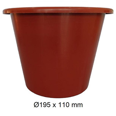 HardwareCity 8207 NCI Plastic Flower Pot (Options For Plastic Hangar)