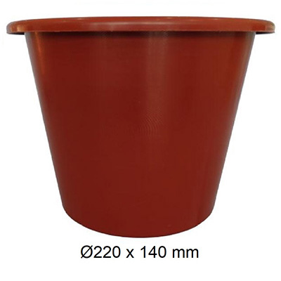 HardwareCity 8207B NCI Plastic Flower Pot (Options For Plastic Hangar)