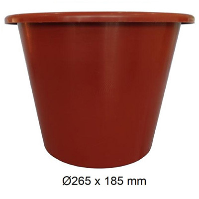 HardwareCity 8210 NCI Plastic Flower Pot (Options For Plastic Hangar)
