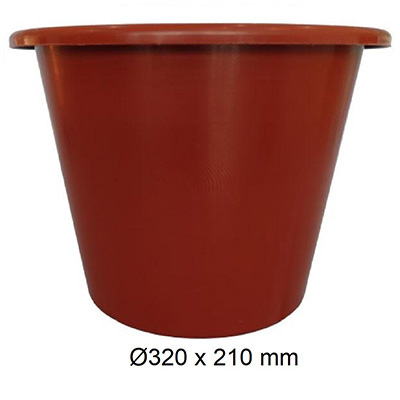 HardwareCity 8213 NCI Plastic Flower Pot (Options For Plastic Hangar)