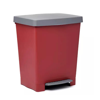 Tatay Bordeaux 23L Step Pedal Bin Red