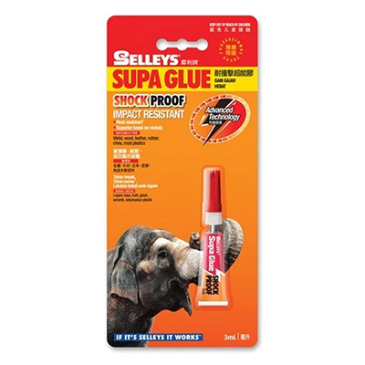 Selleys Supa Glue Shock Proof 3ML SUPER GLUE