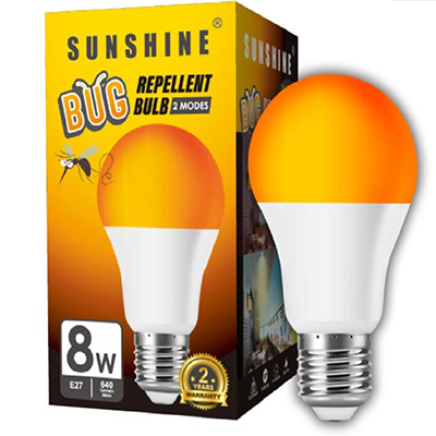 Sunshine Bug Repellent LED Bulb 8W
