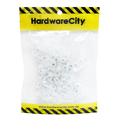 HardwareCity PVC Curtain Rollers, 50PC/Pack