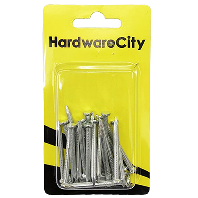 HardwareCity 38MM (1-1/2) Concrete Nail For Large Picture Hanging, 20PC/Pack