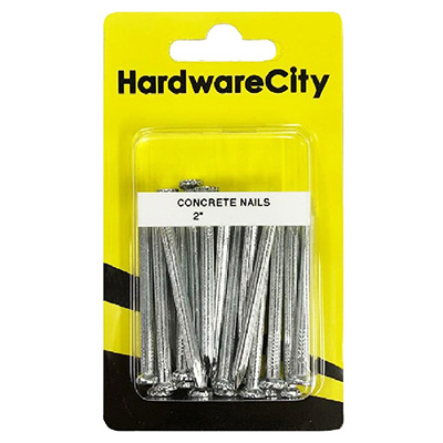 HardwareCity 50MM (2") Concrete Nails, 20PC/Pack