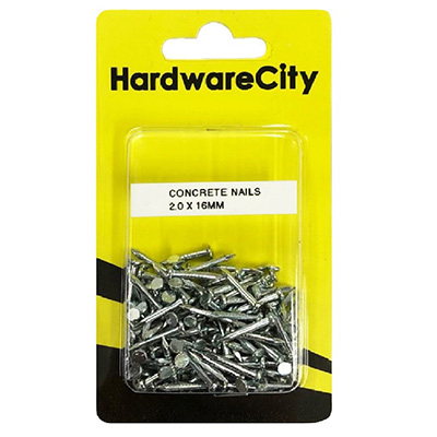 HardwareCity 16MM Concrete Nail For Electrical Works, 50PC/Pack