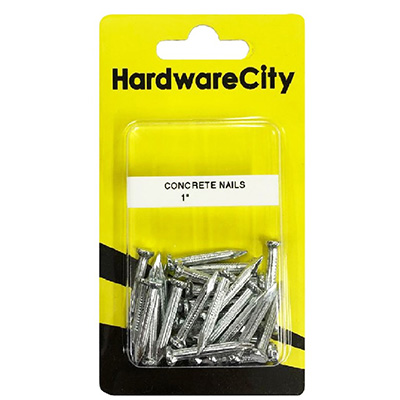 HardwareCity 25MM (1") Concrete Nails, 30PC/Pack