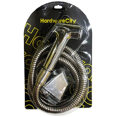 HardwareCity 00346 Bidet Spray Set With 120CM Stainless Steel Hose