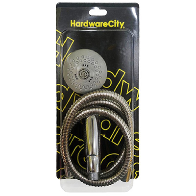 HardwareCity 00051 3 Functions Shower Set With 120CM Stainless Steel Hose