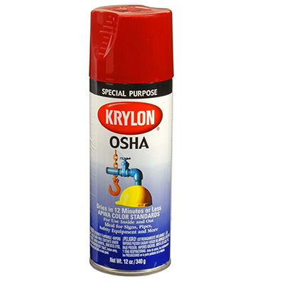 Krylon 2116 OSHA Safety Red Spray Paint 12oz