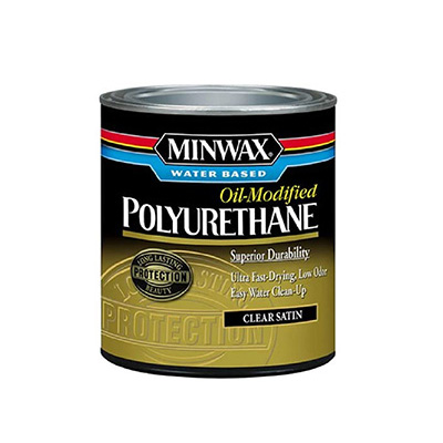 Minwax Waterbased Oil-Modified Polyurethane (Satin) Clear 946ML