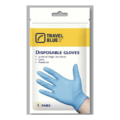 Travel Blue Disposable Gloves