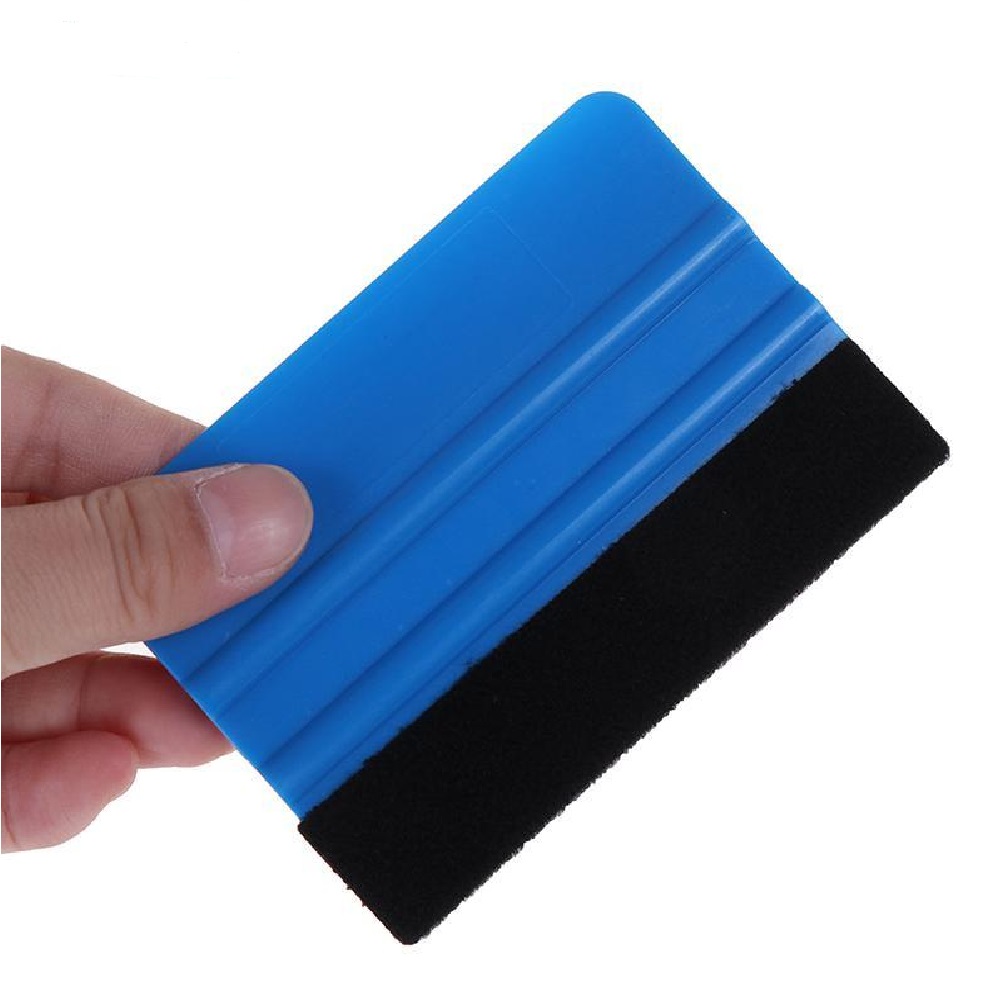 HardwareCity HC-115 Vinyl Film Card Squeegee Tool With Suede Wrapping