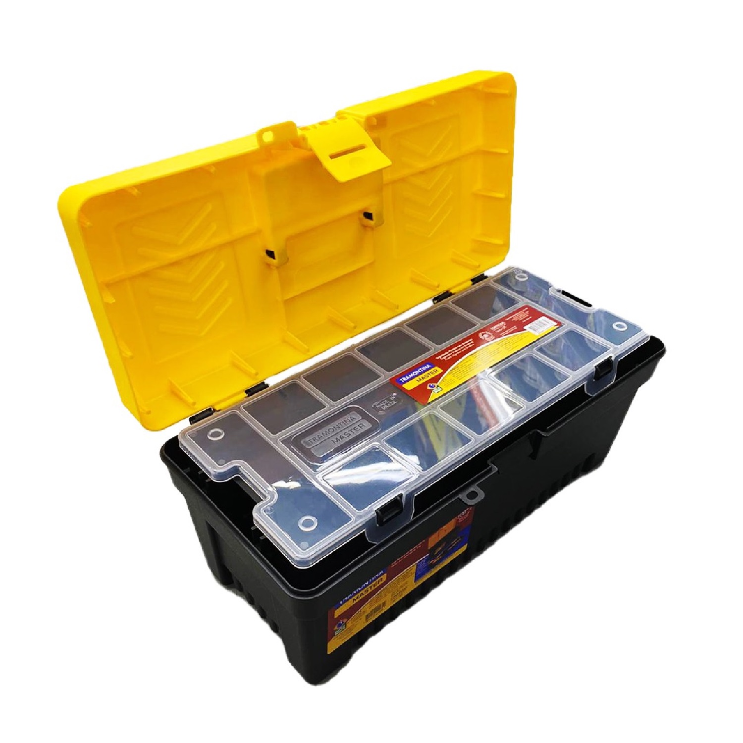 Tramontina Plastic Tool Box PLUS Plastic Parts Organizer Box 17"/430MM